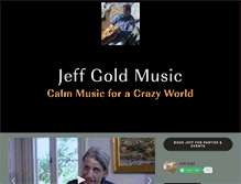 Tablet Screenshot of jeffgoldmusic.com